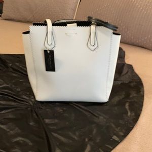 Brand new white leather Tignanello purse